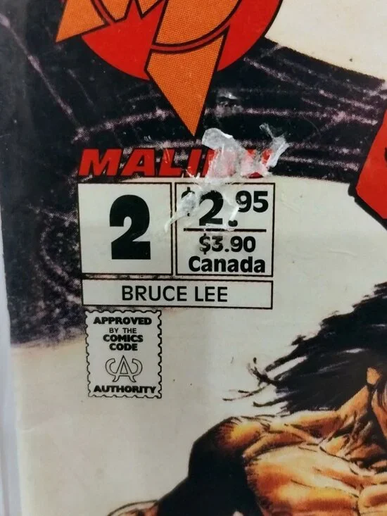 Bruce Lee #2 (1994) Malibu Comics - Full Contact - Mike Baron - Picture 2 of 2